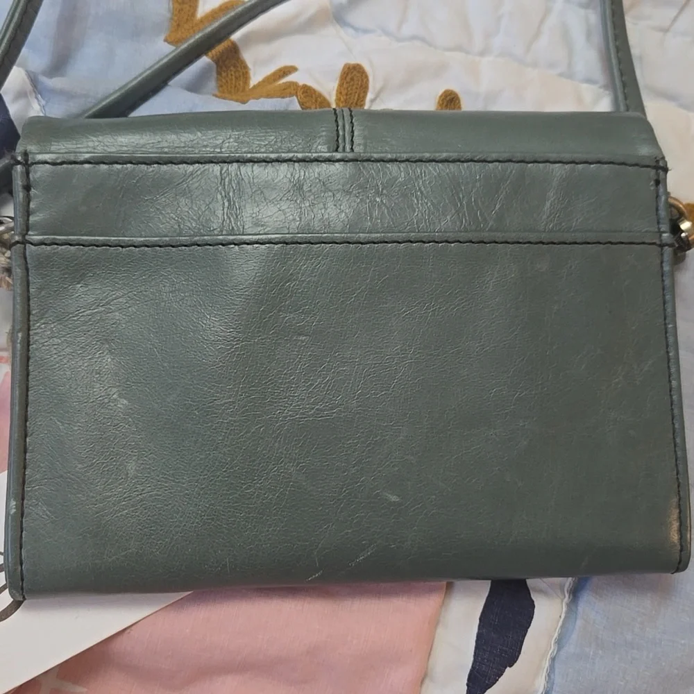 Hobo Jetty Crossbody Purse in Bottle Green - Picture 3 of 8